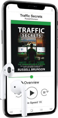 Traffic Secrets est aussi disponible en version audio